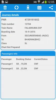 Rail Enquiry android App screenshot 12