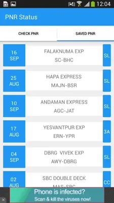 Rail Enquiry android App screenshot 13