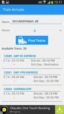 Rail Enquiry android App screenshot 7